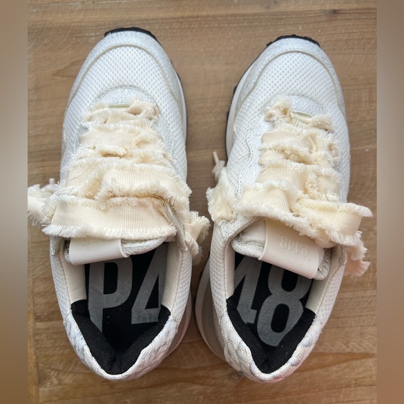 New P448 Cancun Sneakers in Ivory Size 6.5 - Picture 5 of 10